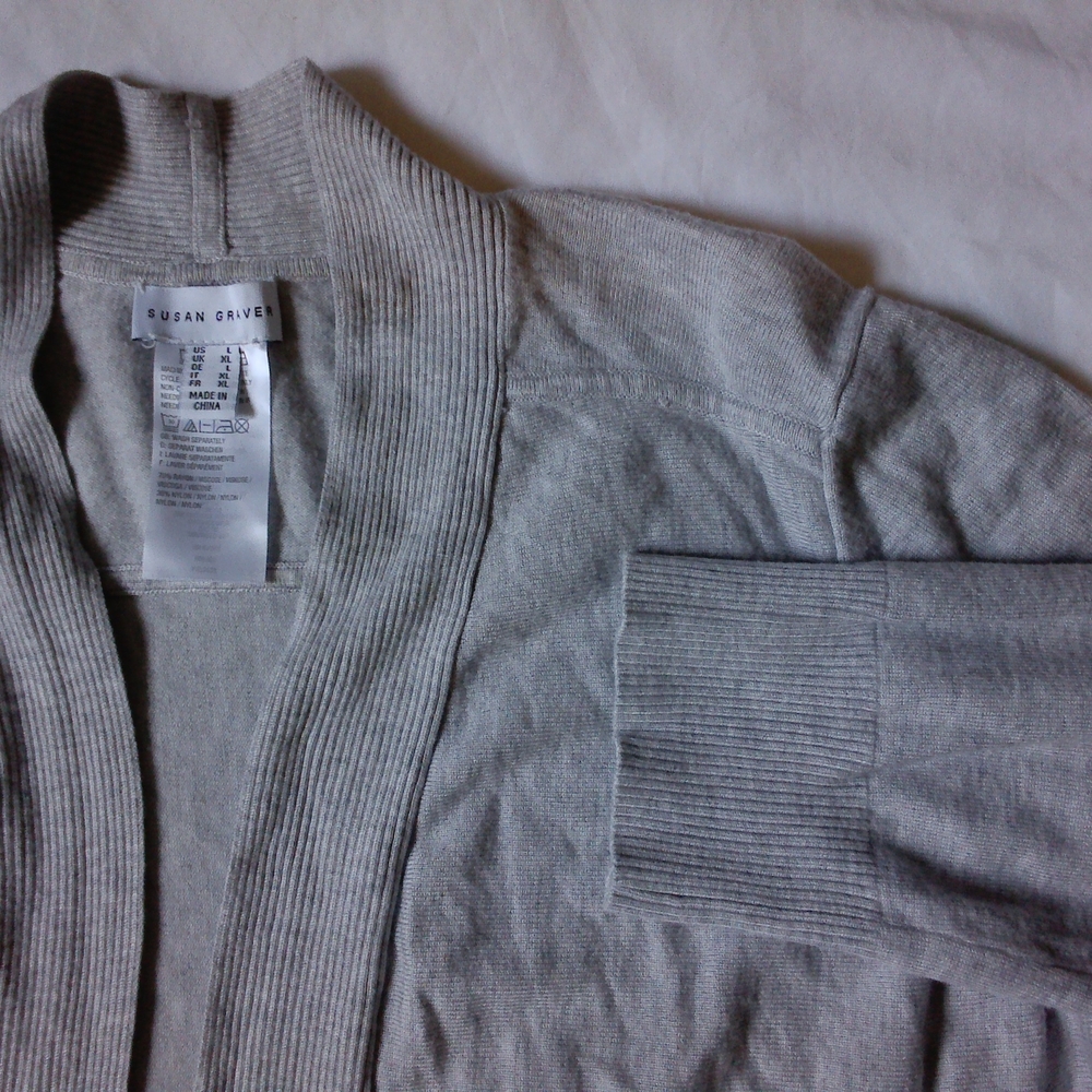 Susan Graver Gray Men's Sweater